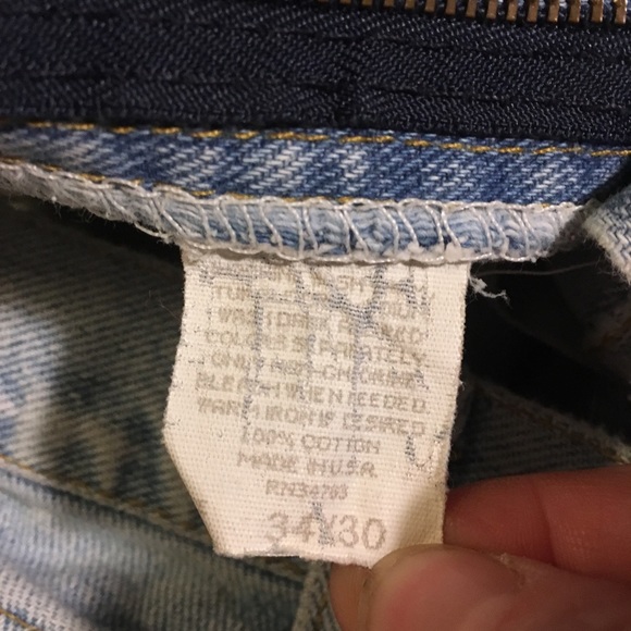[Lee] 34x30 Vintage Light Wash Jeans - Picture 6 of 7
